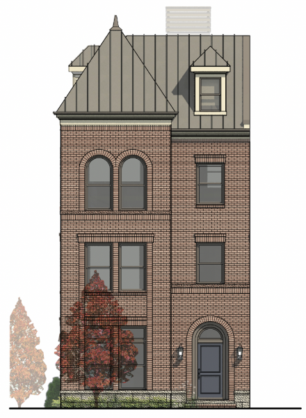 The Masonic View front elevation