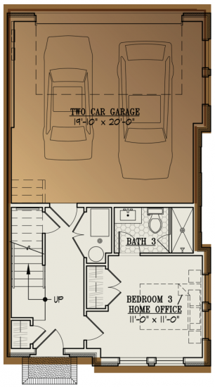 The Masonic View first floor plan
